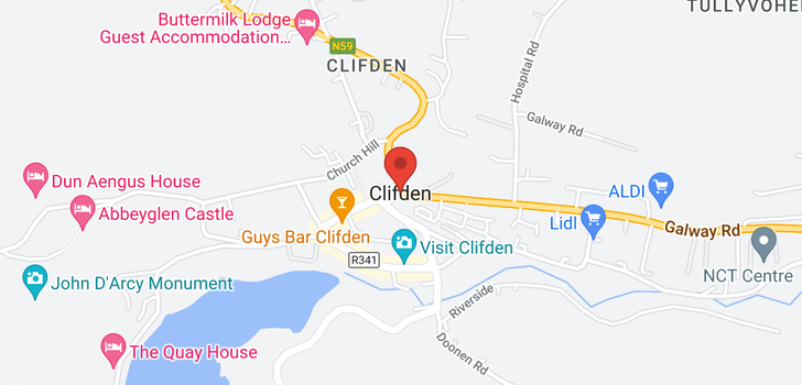 map of 33 Clifden Woods Place